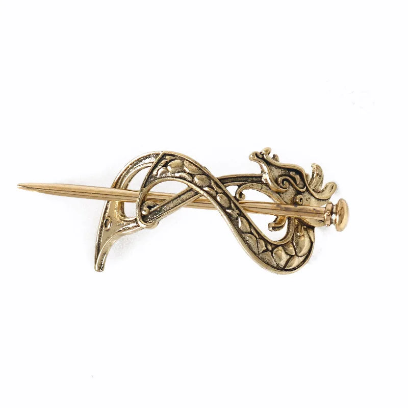 Women Celtic Hair Slide Hairpins Viking Celtic Hair Clips Celtic Knot Hair Stick Metal Hair Barrette Hair Pin Retro Hair Accessories