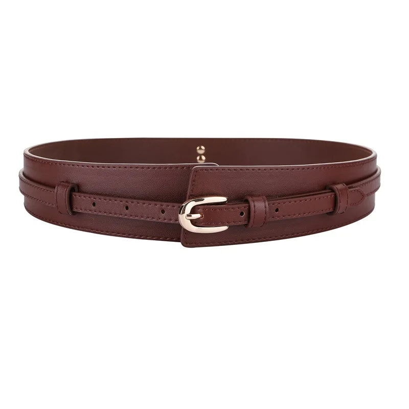 Wide Belt Style Genuine Leather Belt