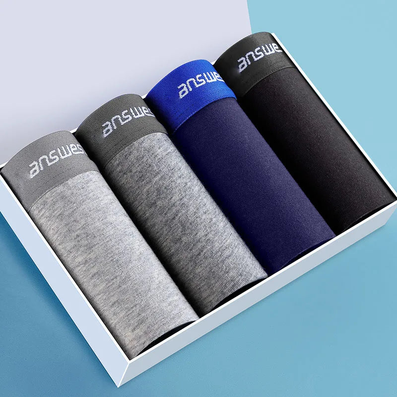 2/3/4/7 PCS Boxer Men's Panties Underpants Pure Cotton Male Comfortable Breathable Man Boxershorts Sexy Underwear For Men L-5XL