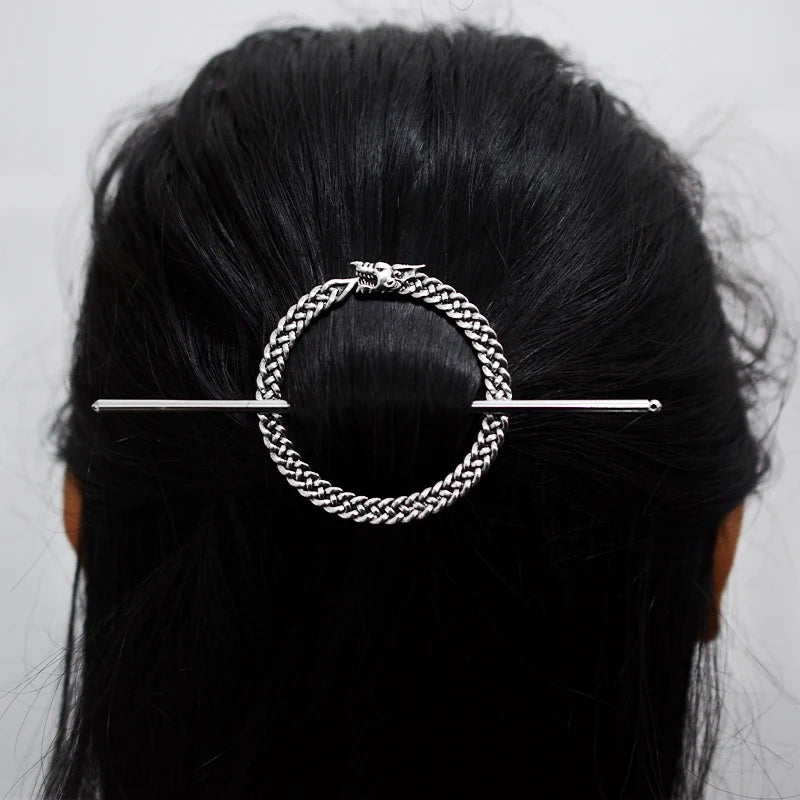 Woodland Goddess Crescent Moon Dragonfly Hair stick Fairy Moon Dragonfly Insect Hair Barrette Hairclip For women