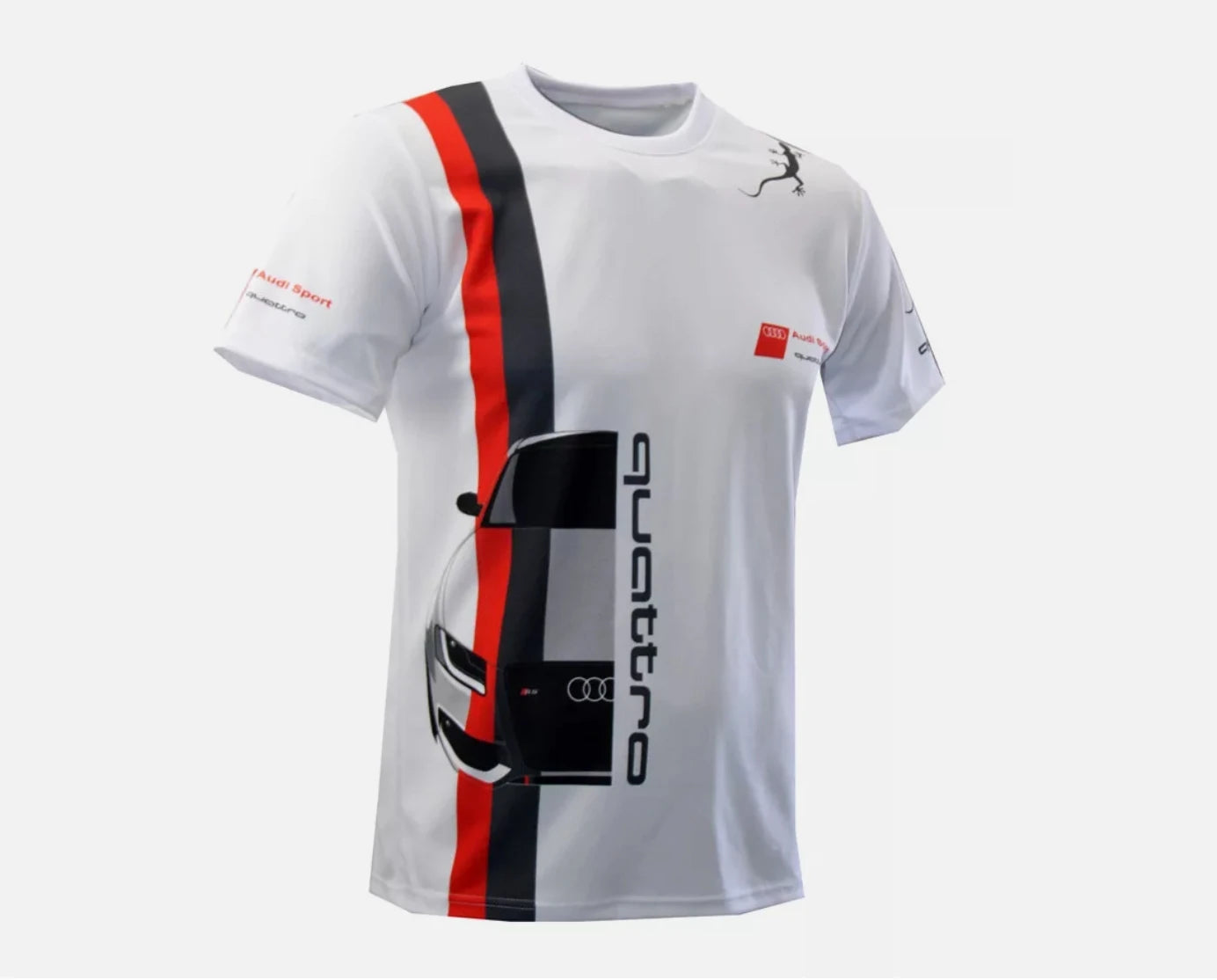 Forza Racing Motorcar Driving Shirts Audi Sports Men Women T-Shirts Casual Round Neck Short Sleeve Breathable Fast Dry T-Shirts