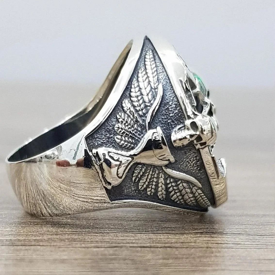 Goth Hot Selling Skull Ring Memento Mori Skull Ring Alloy Universal Skull Ring Male and Female Jewelry