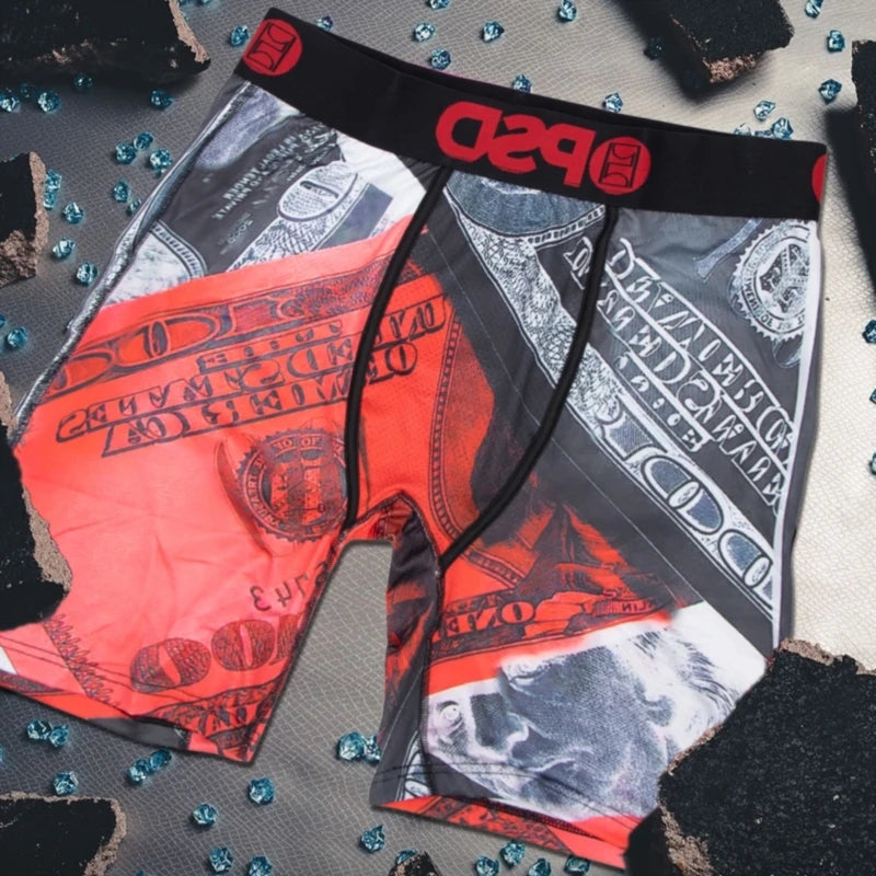 Sexy Men Boxer Underwear Breathable Mens Boxershorts Men's Underpants Plus Size Fashion Printed Man Boxers Briefs Trunks