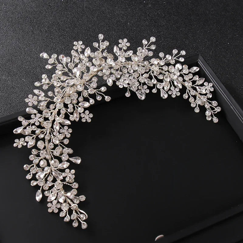 Crystal Rhinestone Headbands Hairbands For Women Hair Accessories Jewelry Band