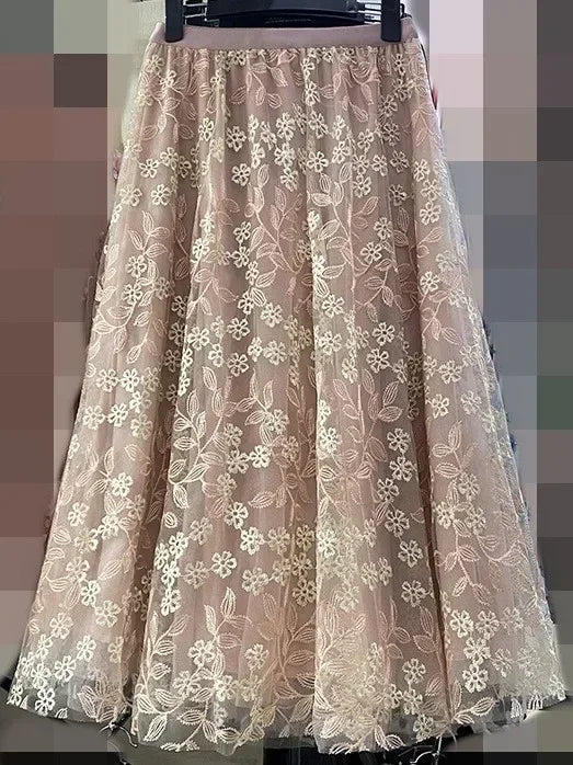 Vintage Long Skirt Ethnic Style