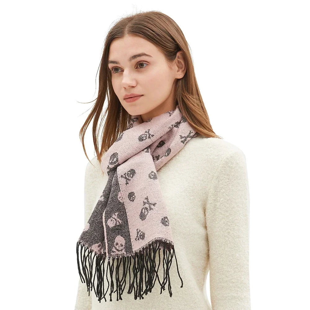 Winter Scarf Shawls Wraps with Tassels Blanket Quality Muffler Outdoor