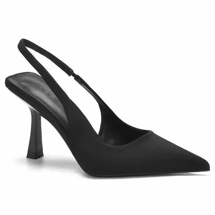 High heeled Sandals  Fashion Pumps Pointed Toe High Heels Shallow Sandals