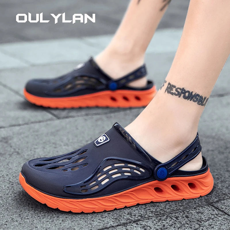 Beach Sandals Thick Sole Slipper Waterproof Anti-Slip Sandals Flip Flops