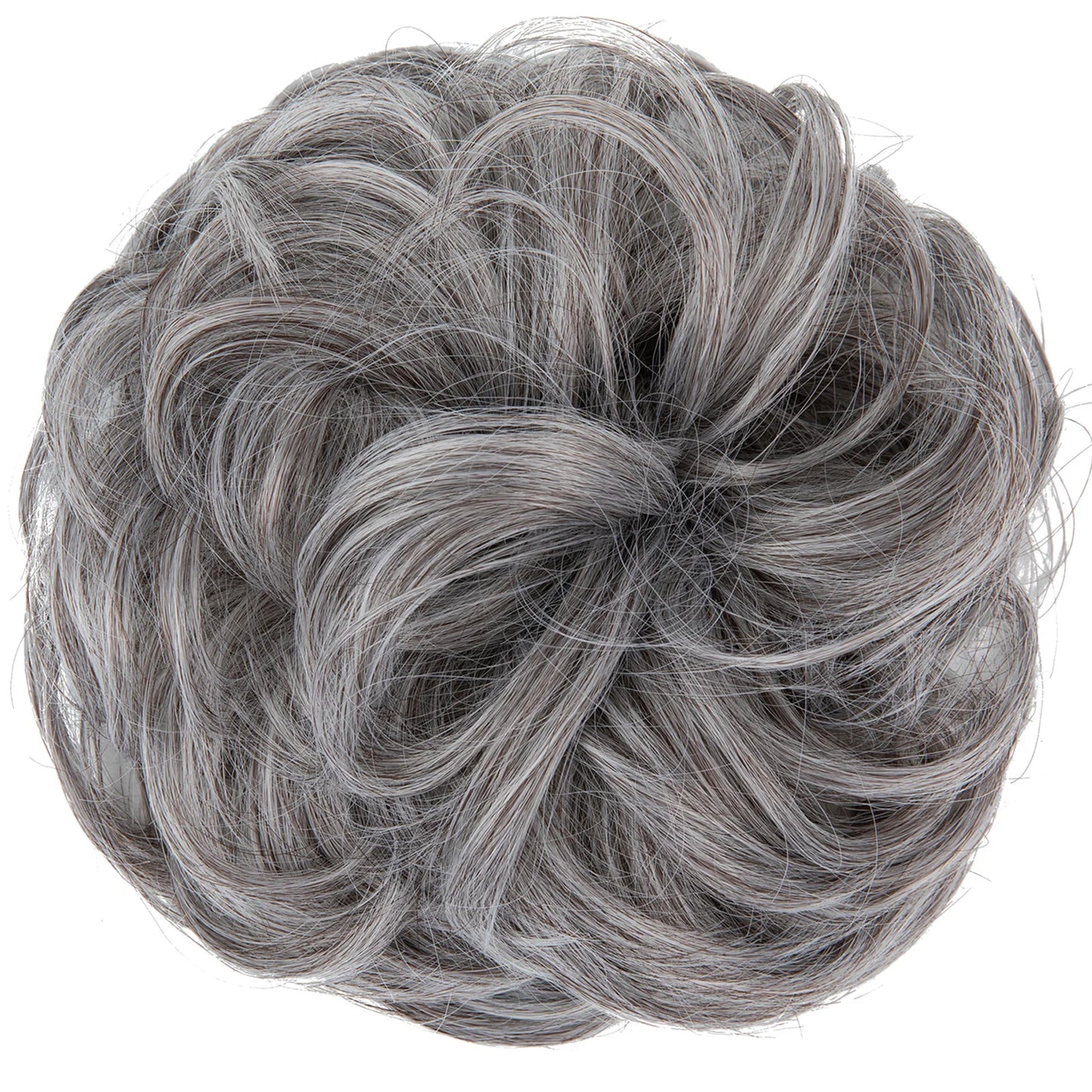 Synthetic Messy hair piece Daily Use Chignon Scrunchies Fake Elastic Hairpiece Blonde Brown Donut Bun For Women