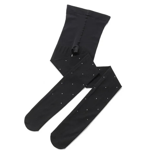 Rhinestone Tights Pantyhose Professional Training Pants Gymnastics