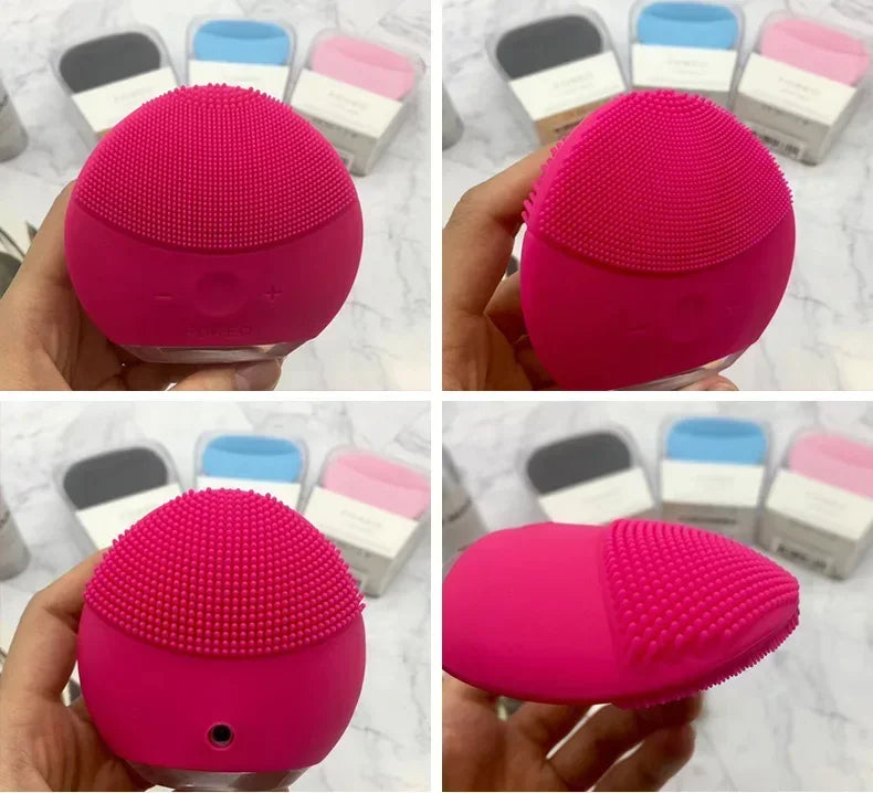 mini 2 facial silicone facial cleansing brush, USB charging, waterproof, level 8