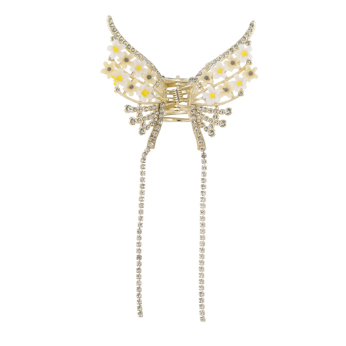 Hairpin Hair Accessories Women Simple Hair Claw Clip Butterfly Pearl Tassel Hair Clip