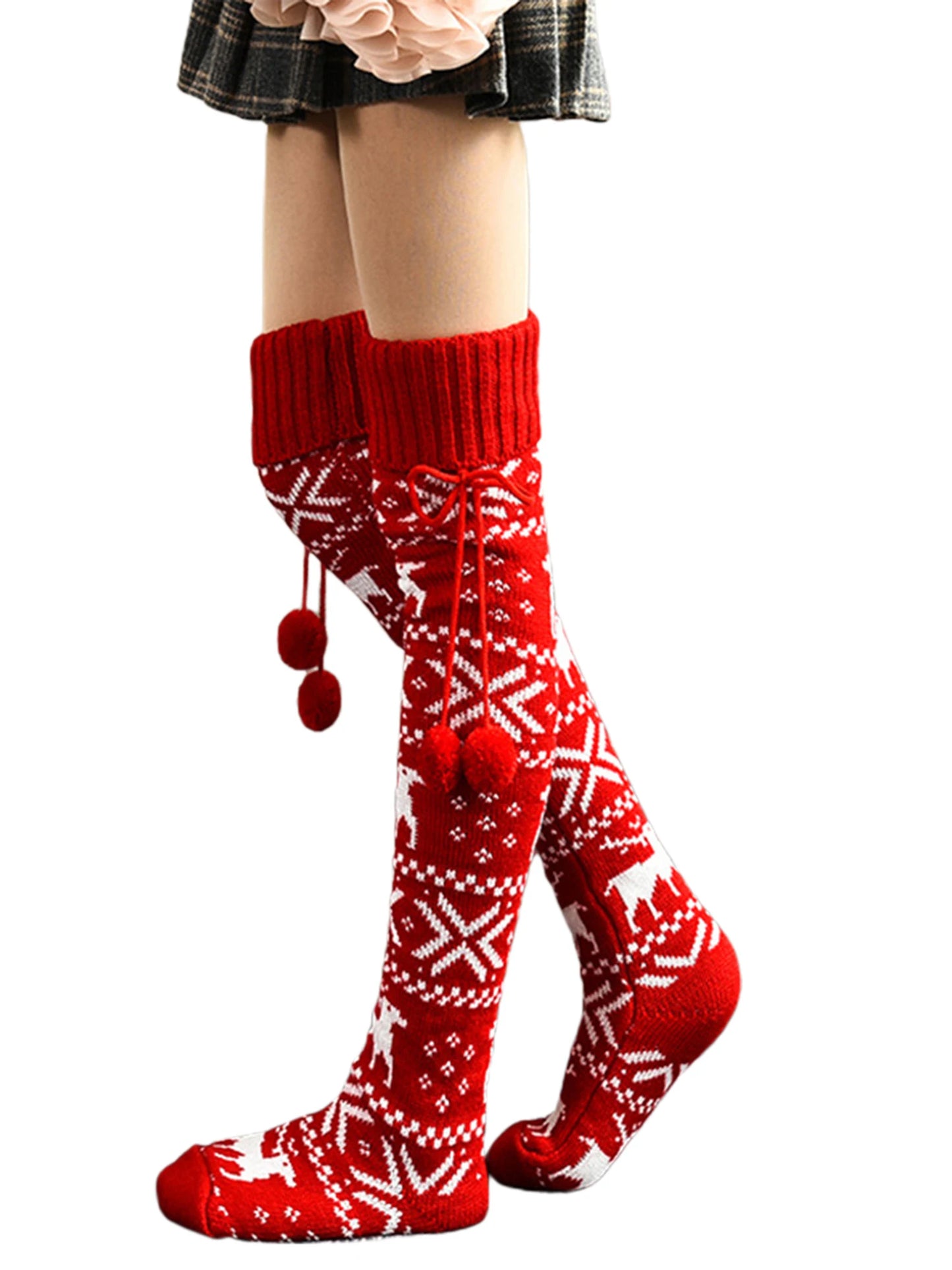 Stockings Printed Knee Stockings Thigh High Over knee Stockings