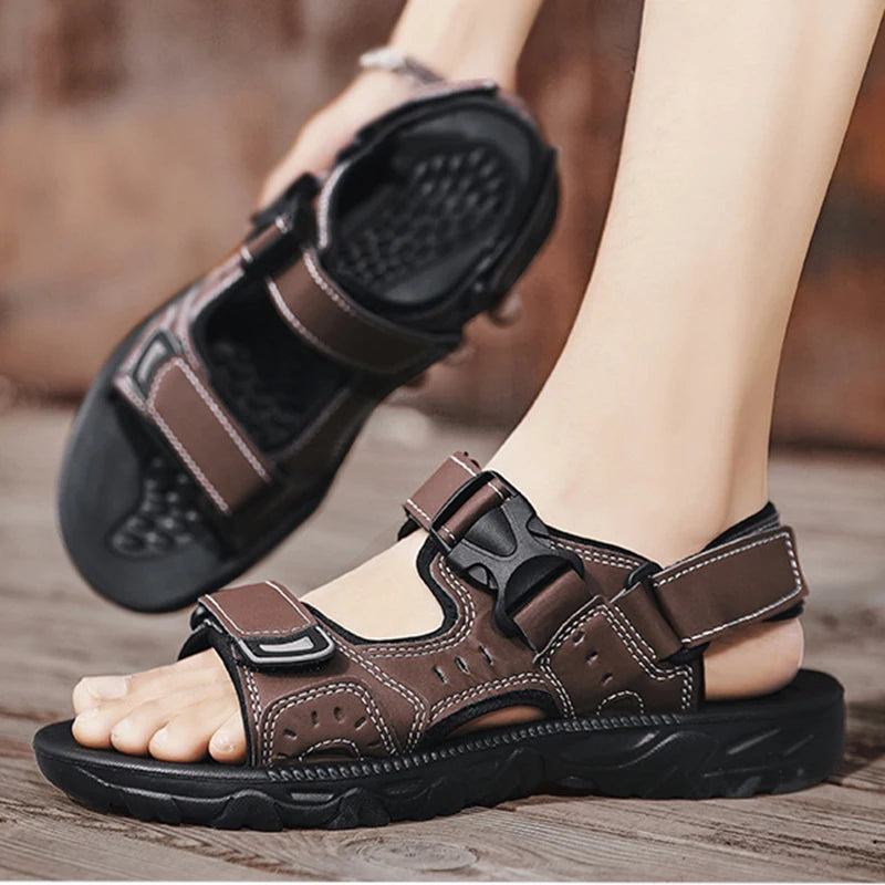 Comfortable Slipper Sandals for Men or Women Leather Sandal Trend