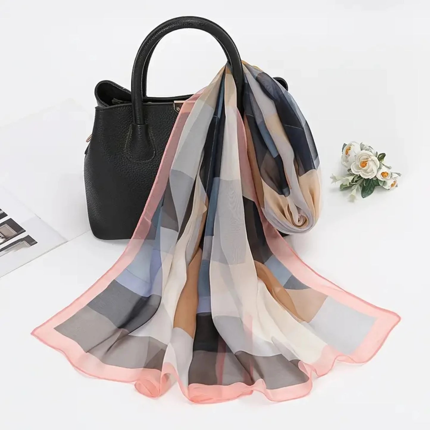 Lightweight Print Pattern Scarf Fashion Scarves Sunscreen Shawls