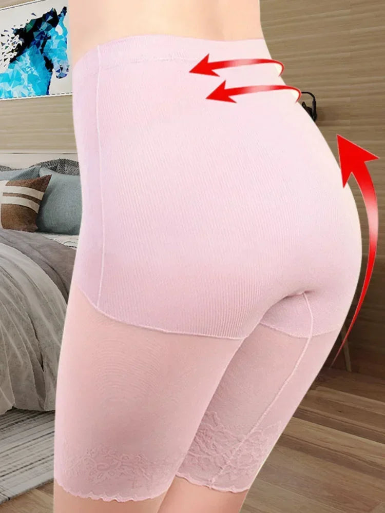Underwear for Women Summer Ice Silk Shorts Under the Skirt Anti Chafing Thigh High Rise Panties Anti Friction Pants