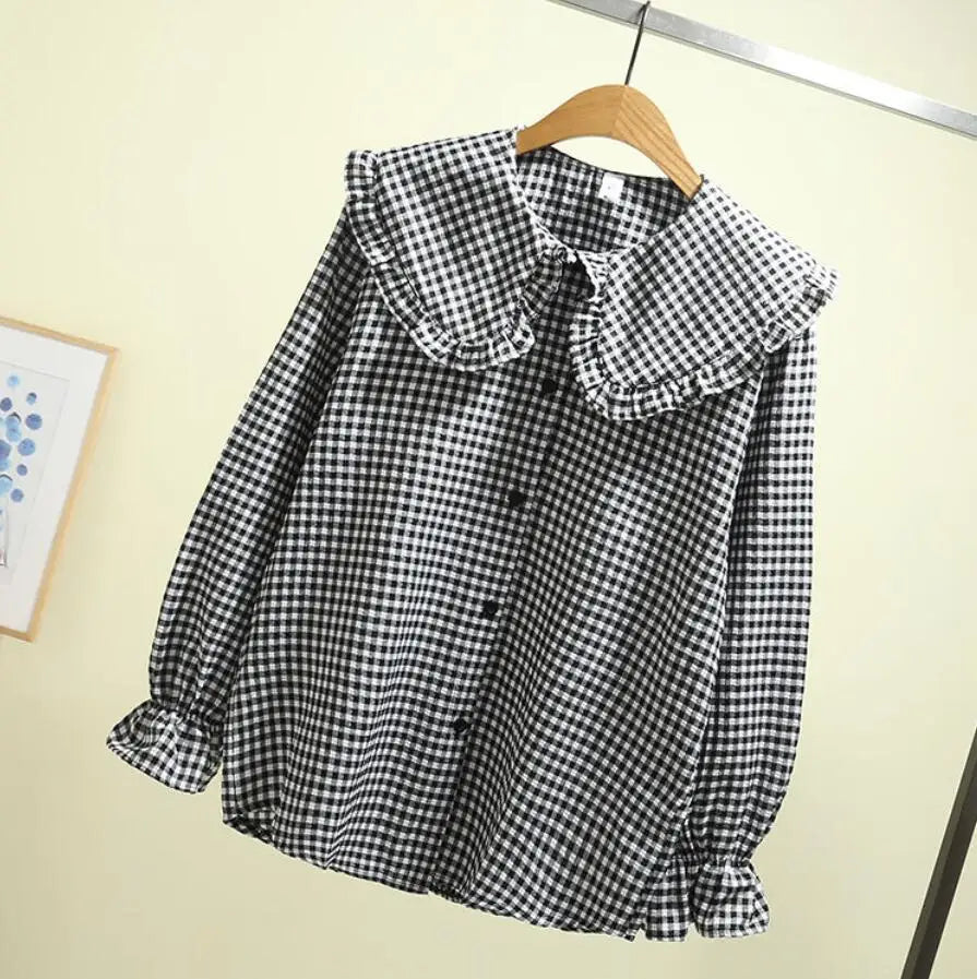 Chiffon Blouses  Peter Pan Collar