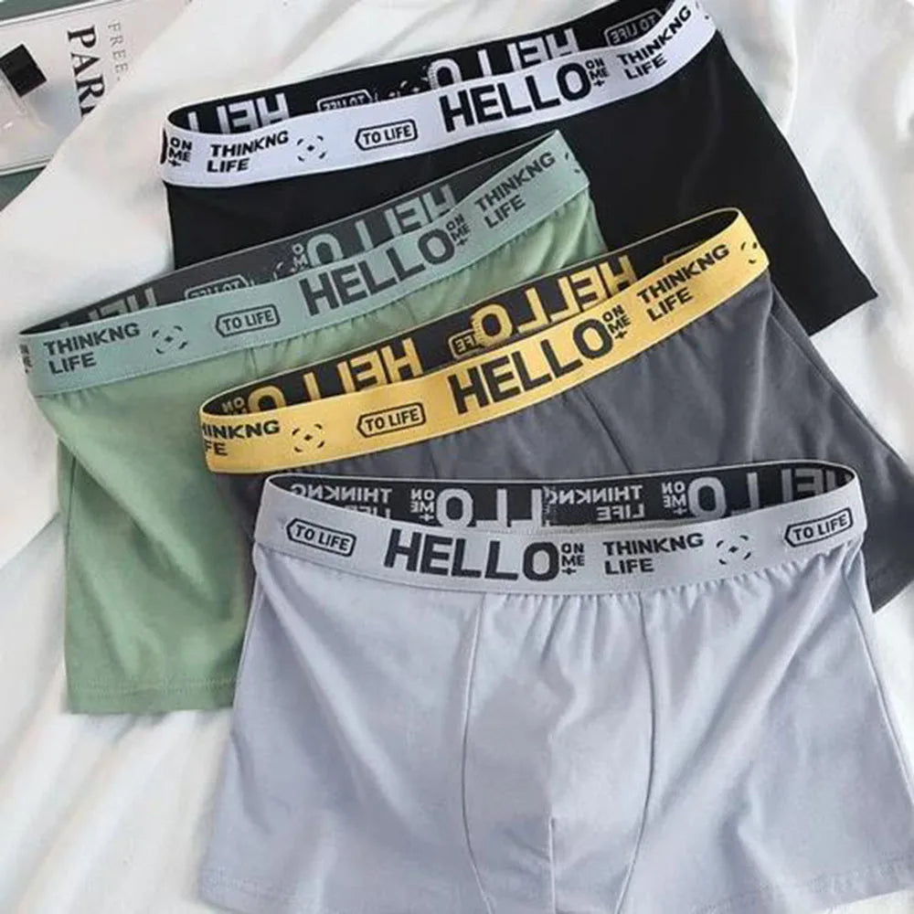 4Pcs Boxer Boxer Men's Underwear XS-XXL Men Sexy Man Breathable Boxer Shorts Male Comfortable Underpants