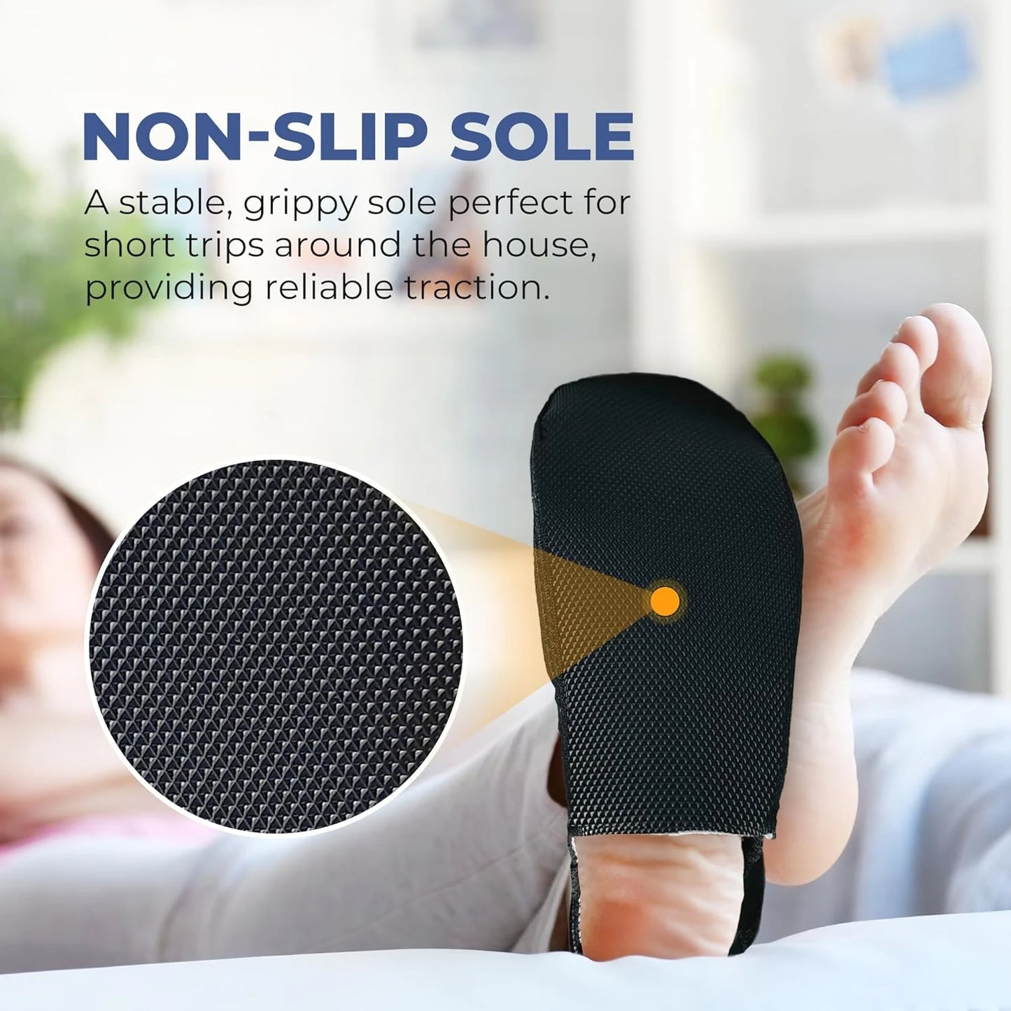 Comfortable Adjustable Foot Sleeve – Night Sock for Plantar Fasciitis, Large Size