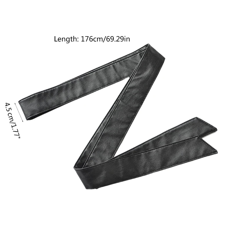 PU Sash Tie Waist Band for TrenchCoat Overcoat Jacket