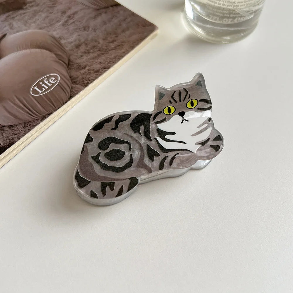 1pc cat hairpin lady cute little hairpin short long hair hairpin