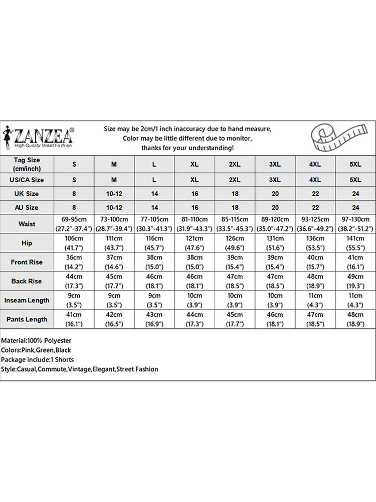 Women's Summer Sports Shorts Fashion Culottes Solid Casual Culotte Pants Elastic High Waist Shorts Streetwear