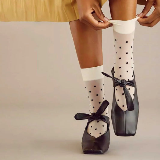 Cute Square Toe Ballet Shoes Fashion Flat Bow Mary Jane Pumps
