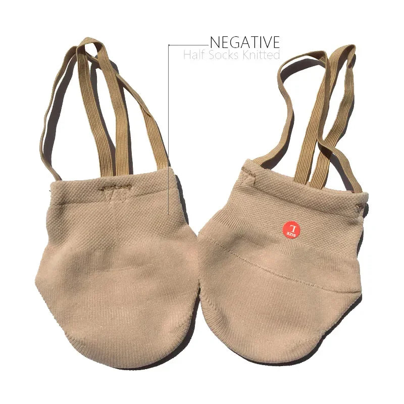 Rhythmic Gymnastic Shoes Soft Half Socks