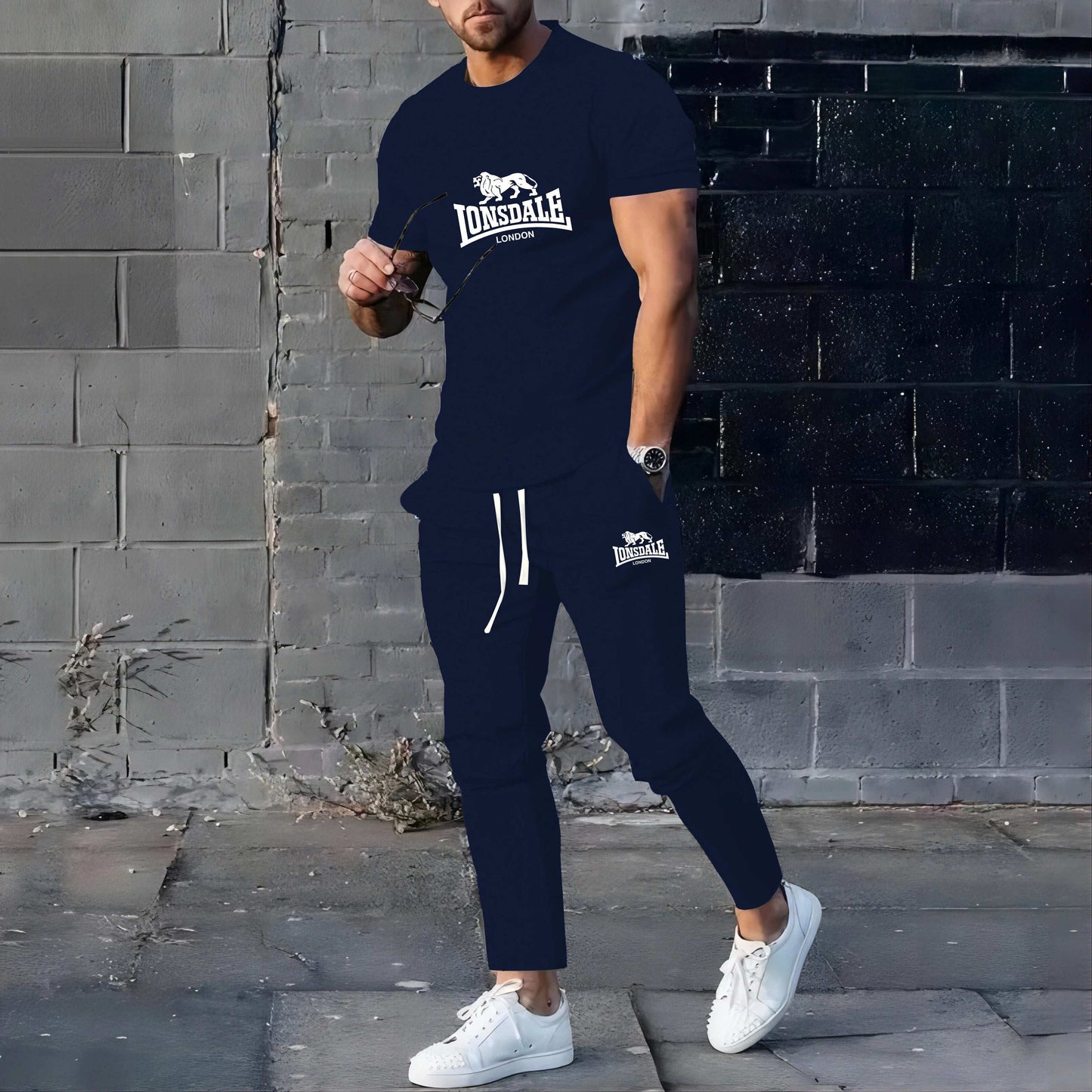 Summer hot selling men's suits sportswear men's fashion clothing  T-shirts pants two-piece sets casual wear streetwear