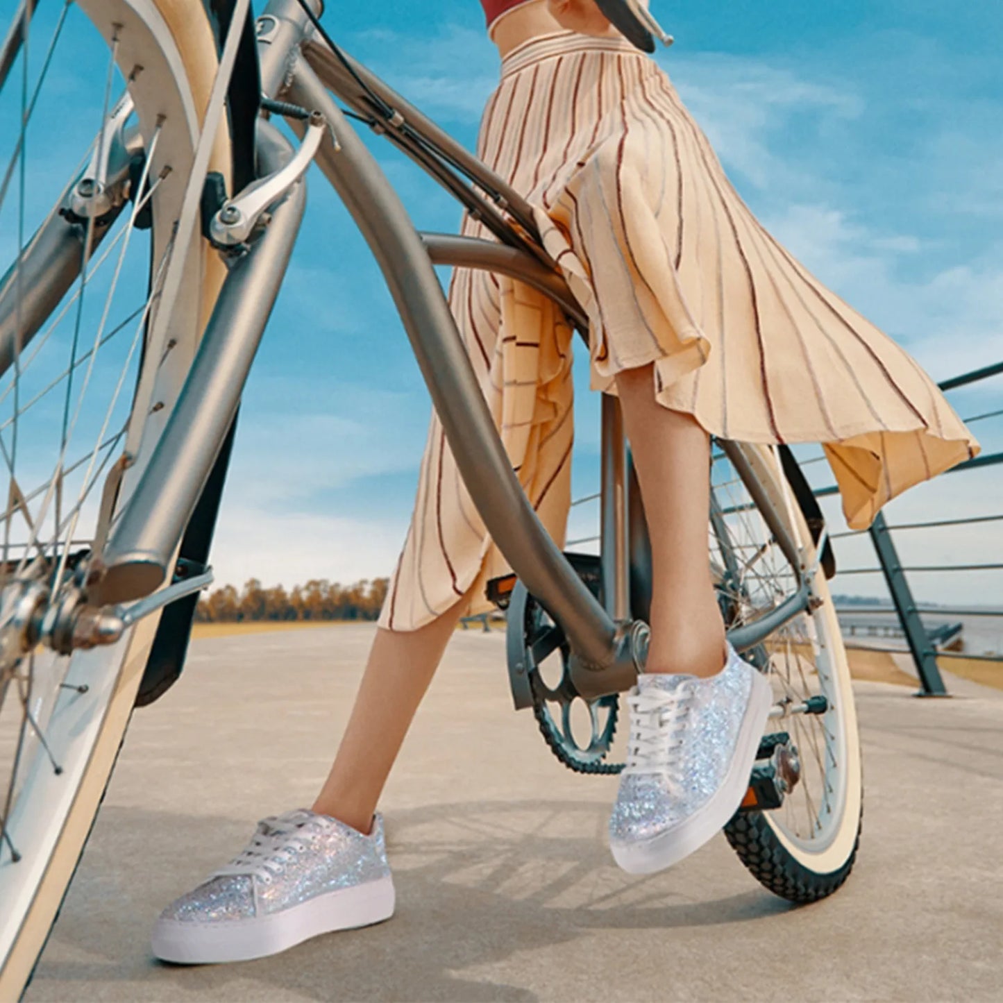 Sparkle Rhinestone Sneakers  Bling Sneakers Rhinestone Sneakers White Shoe Glitter