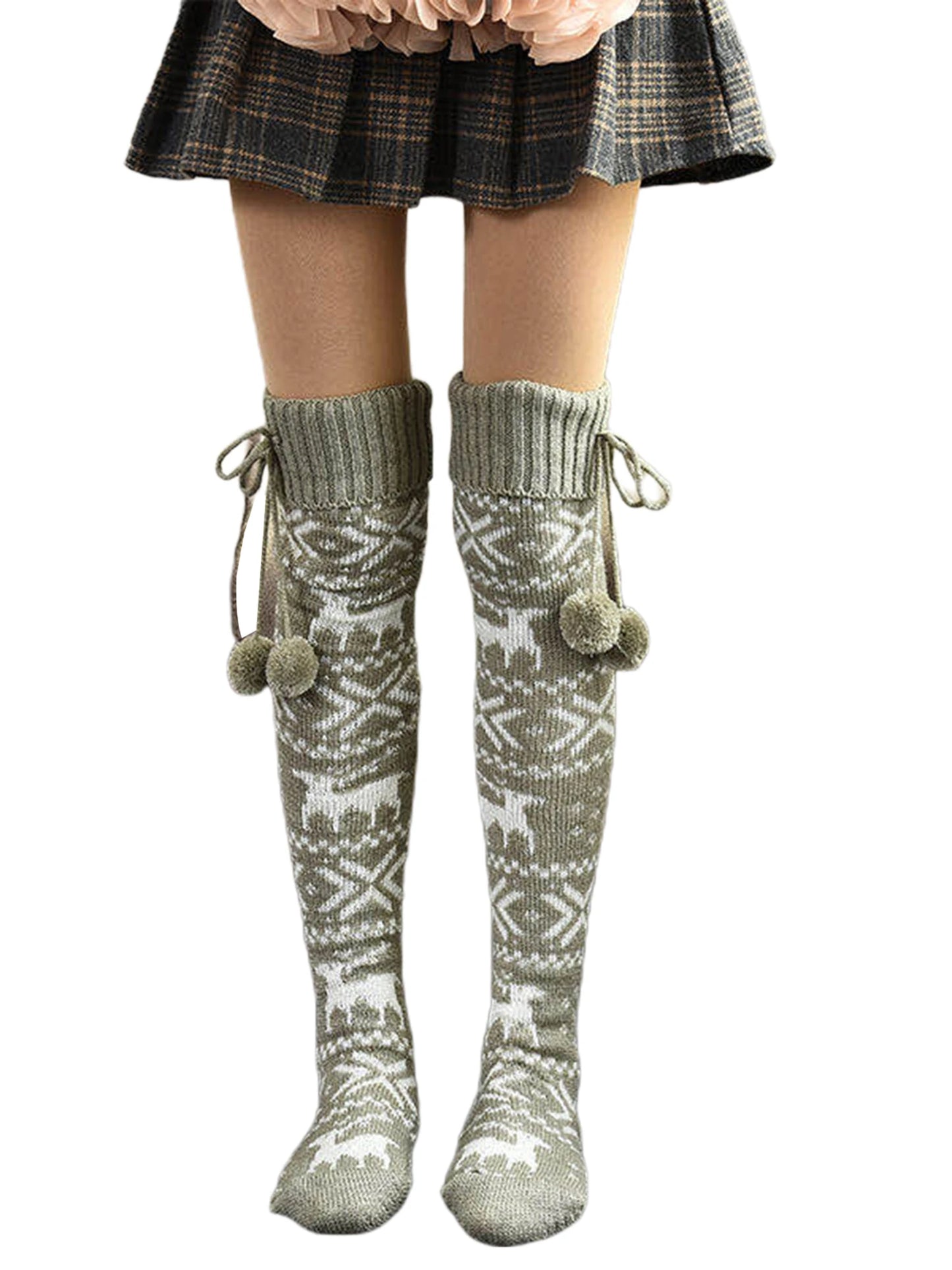 Stockings Printed Knee Stockings Thigh High Over knee Stockings