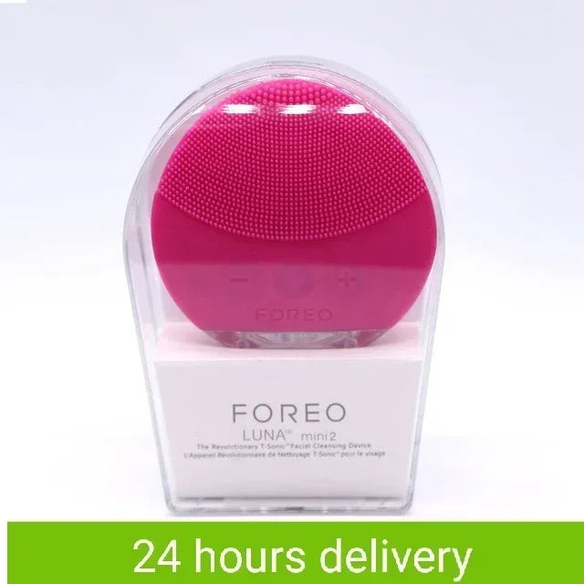 mini 2 facial silicone facial cleansing brush, USB charging, waterproof, level 8