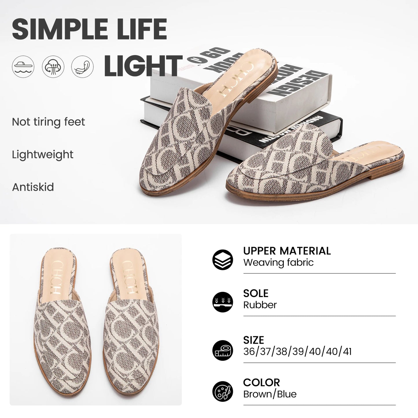 Slippers Low Heel Shoes Sandals  Outdoor Slippers Beach Shoes