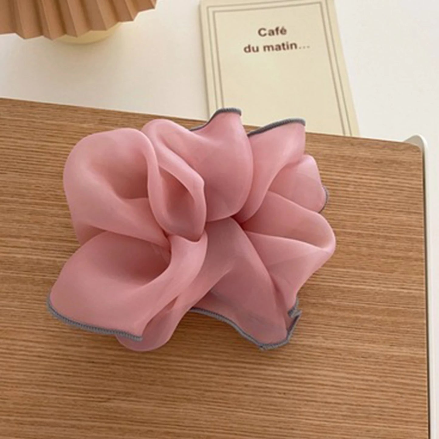 Fashion Style Big Scrunchies Hair ties For Bun Hairstyle Hair Accessories For Women Headwear