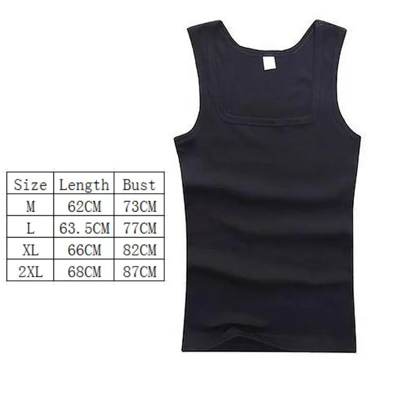 100% Cotton Oversized T-shirt Sleeveless Tank Top Solid Color Fitness Muscle Vests Bodybuilding T Shirt