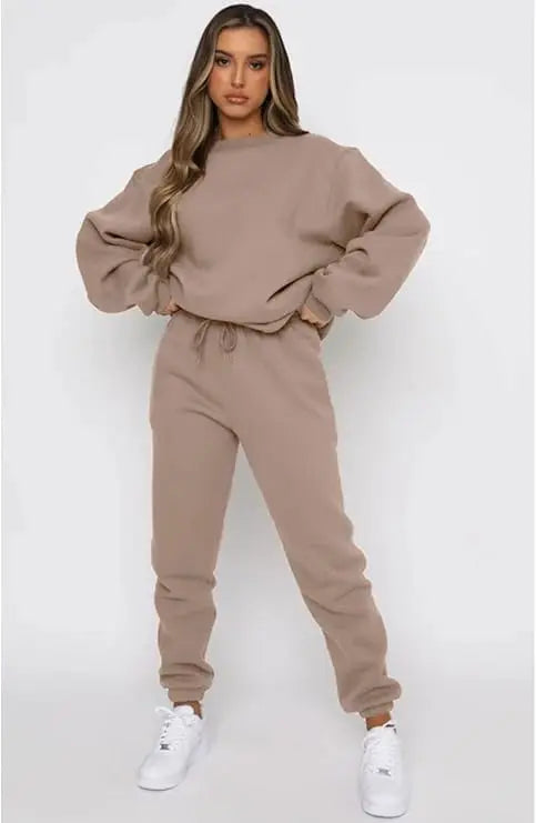 Casual Sets for Women 2 Piece Sweatsuit Outfits Long Sleeve Pants Set Tracksuit