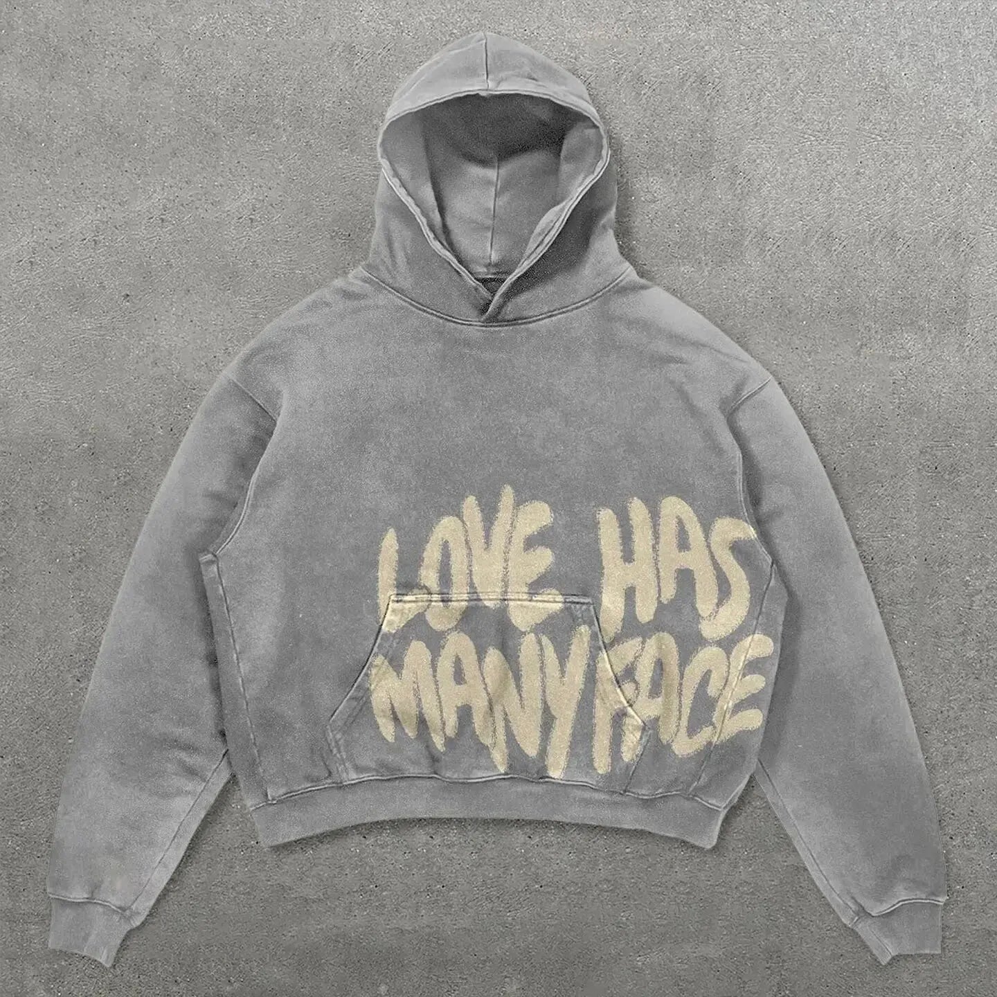 Skull Hoodies Fashion Print Top Oversized Pull-over Hoodie  American Streetwear Goth Women