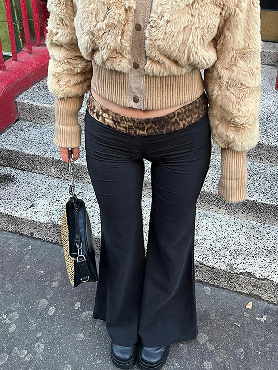 Women s High Waisted Wide Leg Palazzo Pants with Floral Print and Elastic Waistband for Comfortable Fit and Stylish Look
