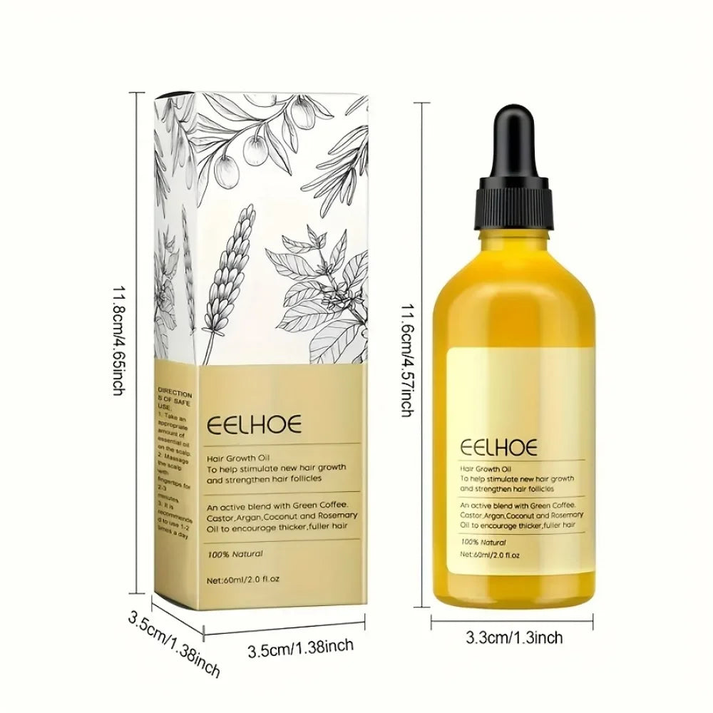 Rosemary Dense Hair Essential Oil Veganic  Prevent Hair Loss  Nourish Hair Care Oil 60ml