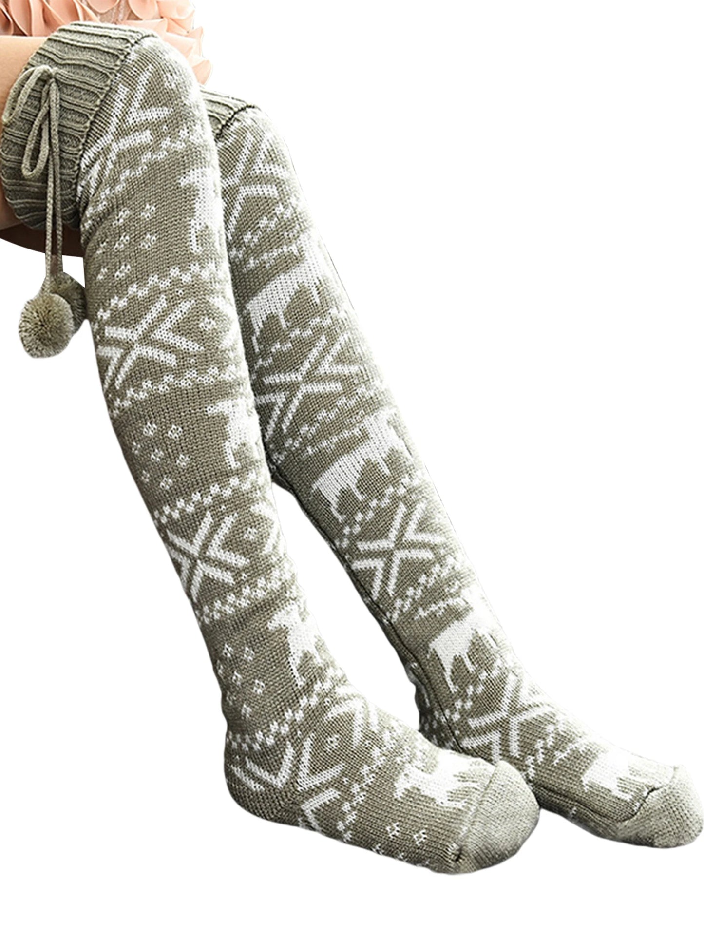 Stockings Printed Knee Stockings Thigh High Over knee Stockings