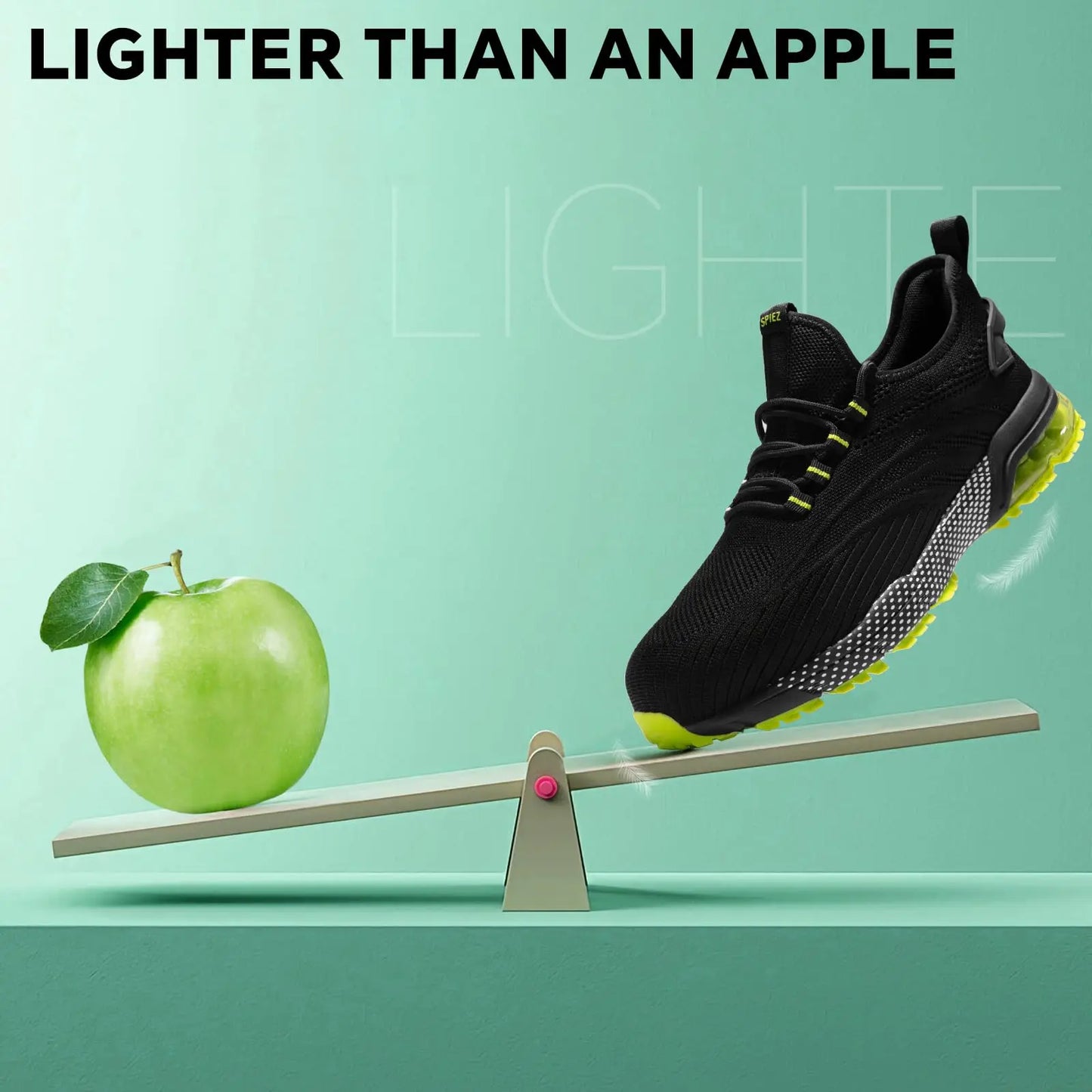 Safety Shoes for Men Women, Air Cushion Composite Toe Work Shoes, Lightweight Breathable Slip On Utility Sneakers