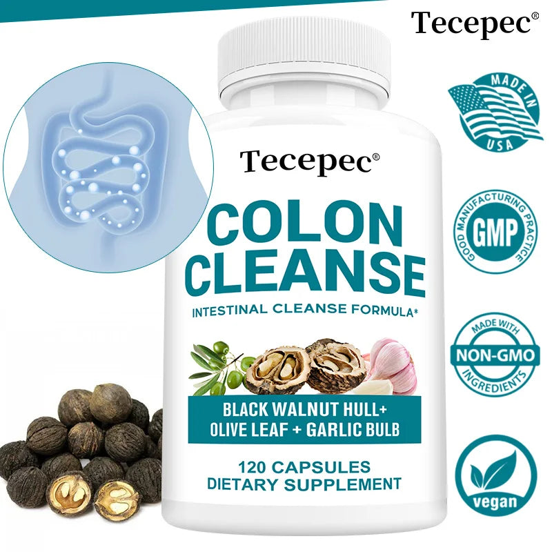 Colon Cleansing Capsules - Cleansing, Detoxification, Balance Digestion and Intestinal Health
