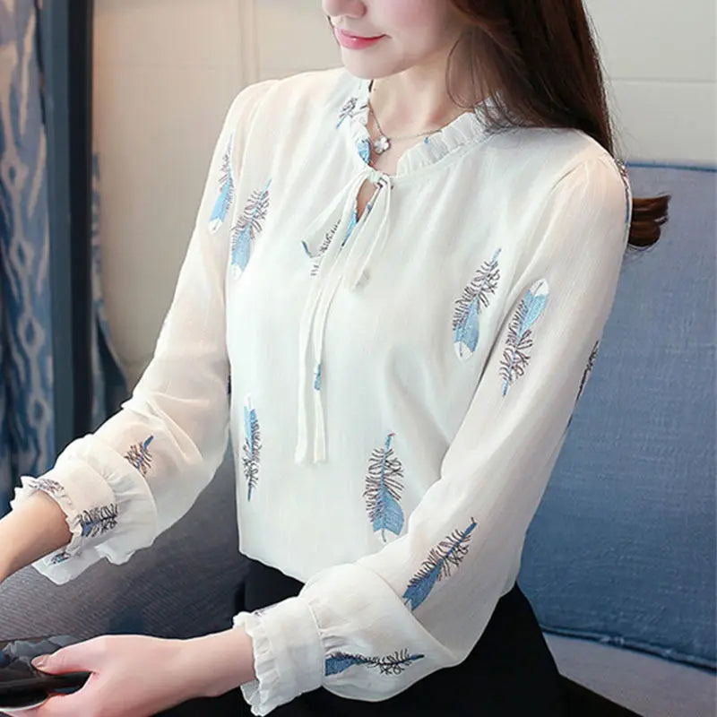 Ruffled Lace Up