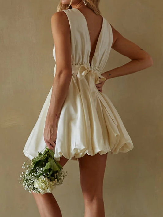 Elegant Lace Off Shoulder Dress with Ruffle Hemline and Bow Belt for Prom Evening Cocktail Wedding Party