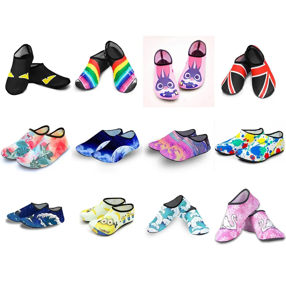 Beach Aqua Socks Summer Barefoot Water Shoes for Swim Surfing Diving snorkeling Gym Yoga Fitness