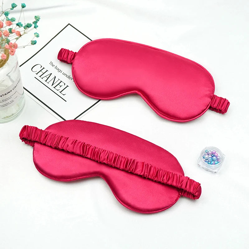 Mulberry silk blackout sleep mask eye mask travel relaxation mask eye mask healthy sleep shield soft eye protection tool