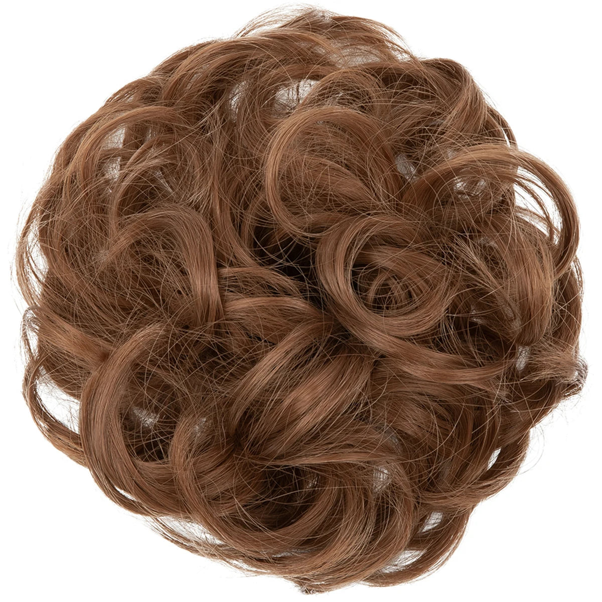 Synthetic Messy hair piece Daily Use Chignon Scrunchies Fake Elastic Hairpiece Blonde Brown Donut Bun For Women