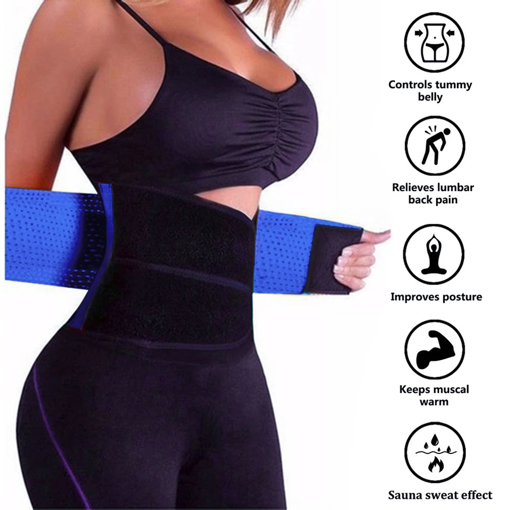 Body Slimming Shapewear  Waist Trainer Sweat Sport Shaper Belt