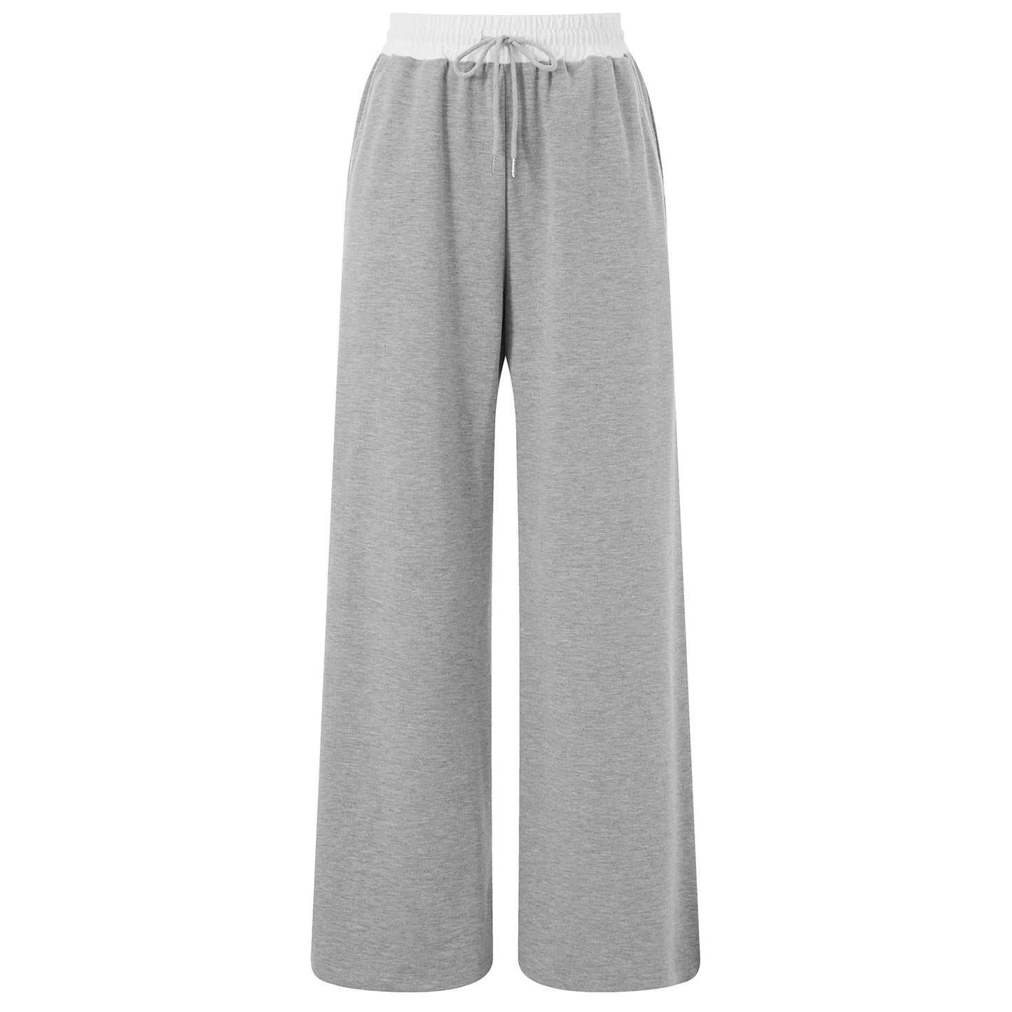 Women s Wide Leg Trousers High Waist Color Block Palazzo Pants with a Relaxed Fit for Stylish Everyday Wear