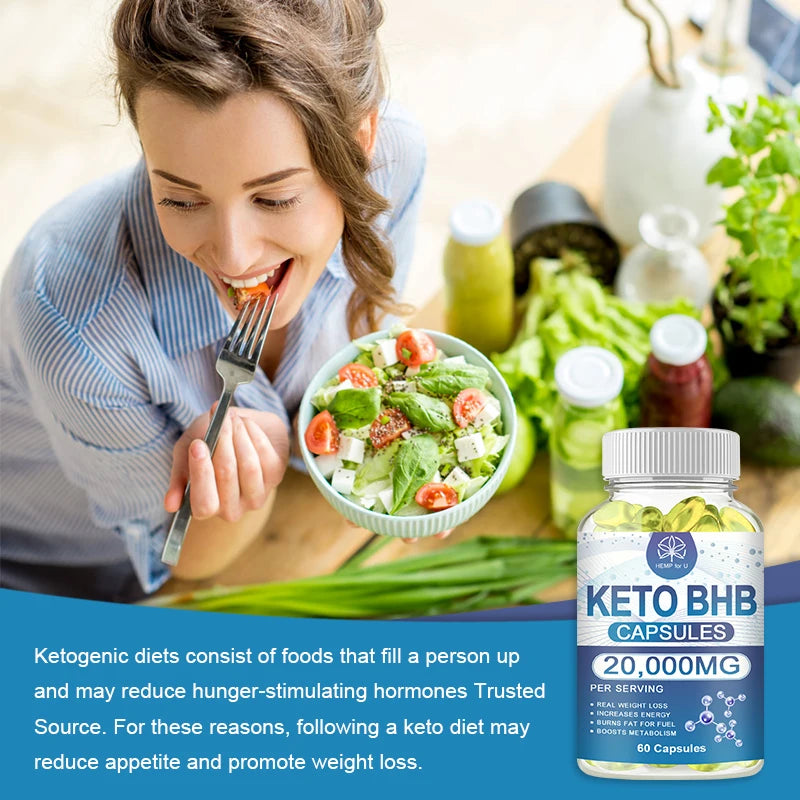 Keto Supplement Capsules – 3-Pack, 60 Count
